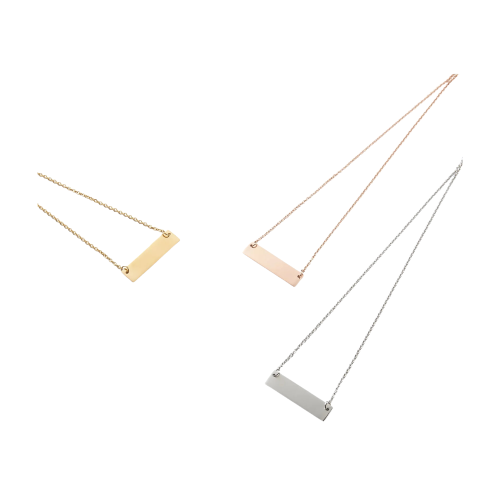 Stainless Steel Bar Necklace