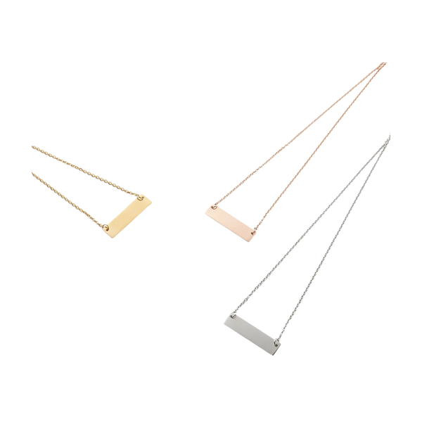 Stainless Steel Bar Necklace