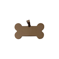 Polished Bone Stainless Steel Pet ID Tag